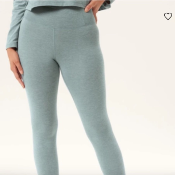 NEW! Girlfriend Collective Baby Blue (Sky) Full Length Leggings. Size Small - Picture 5 of 13